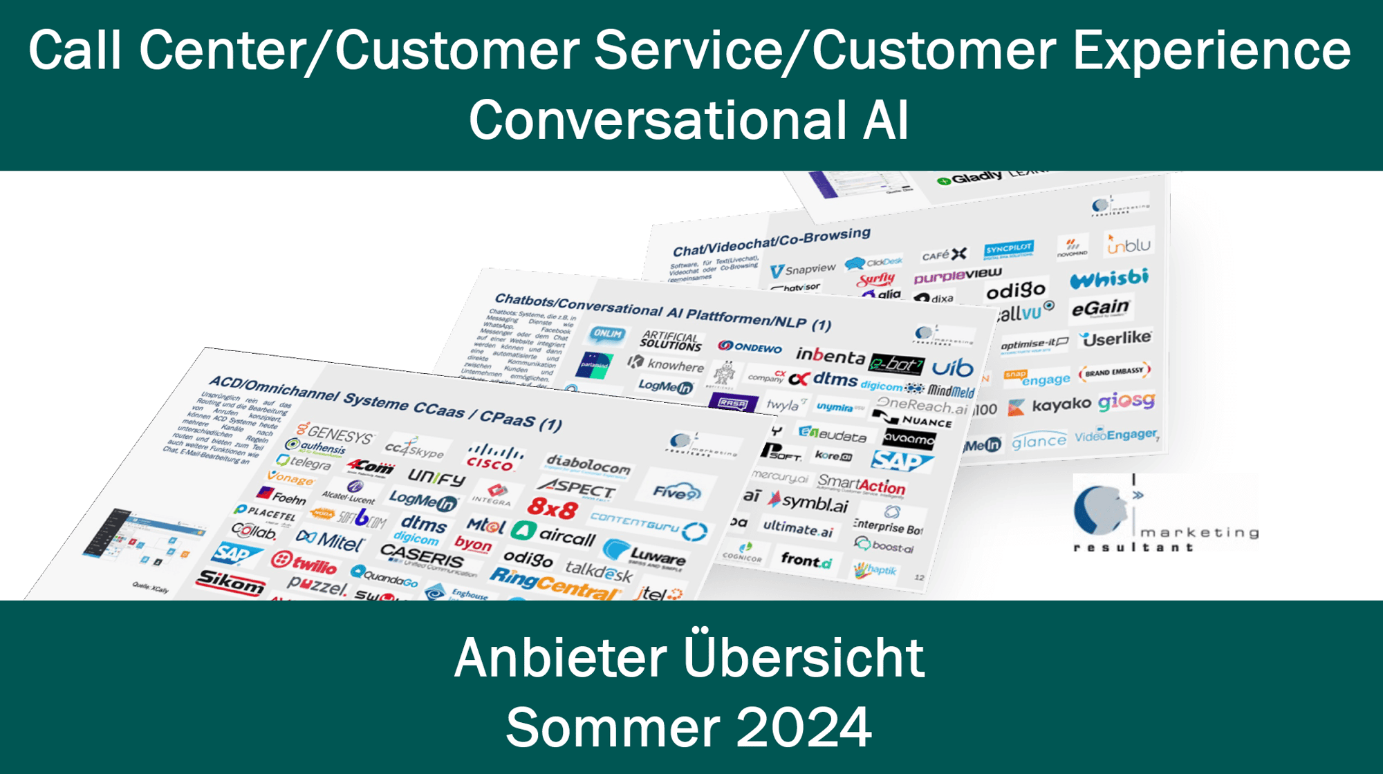 Anbieter Übersicht Customer Service Lösungen Anbieter Übersicht Customer Service Lösungen